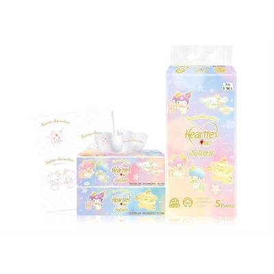 HEARTTEX Sanrio 3ply Facial Tissue 5s