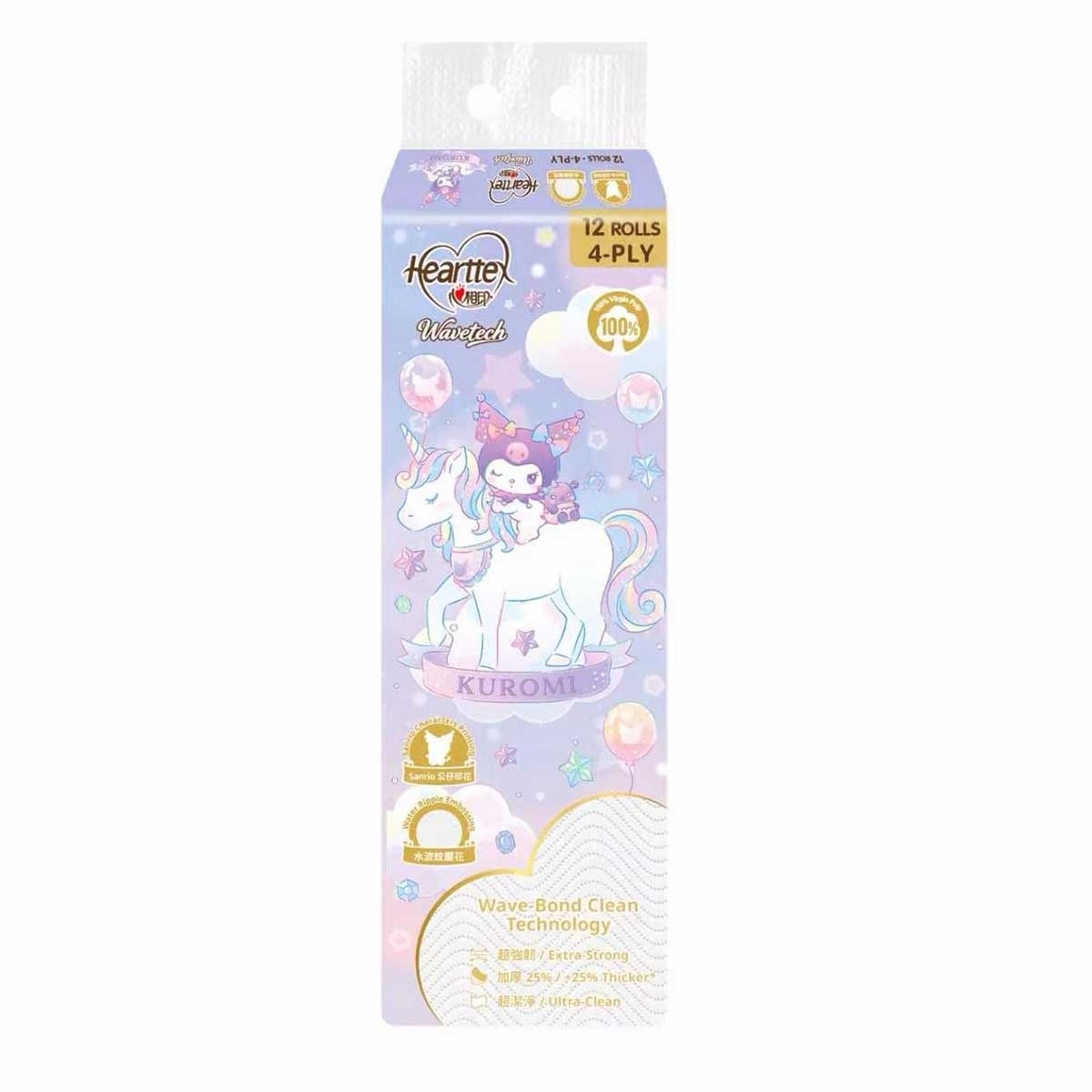 HEARTTEX Sanrio 4ply Toilet Paper 12s