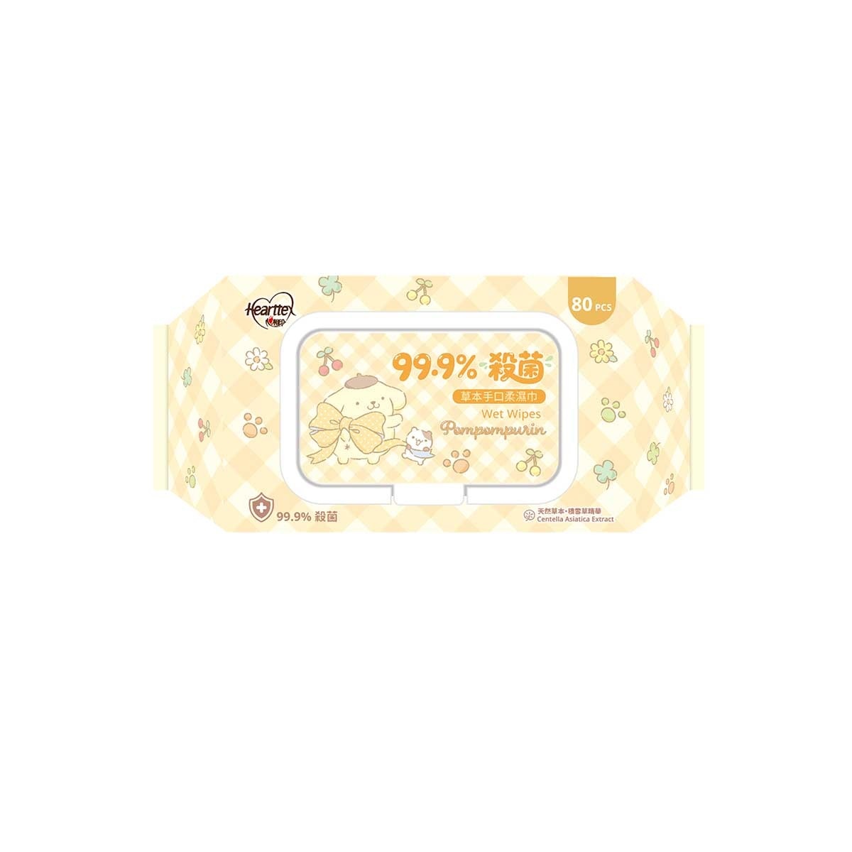 心相印 Sanrio 草本手口可用濕巾家庭裝 80片裝