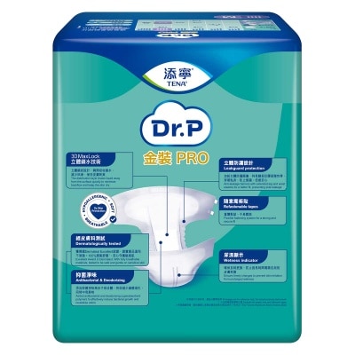 DR.P GOLD PRO Dr.P 金裝PRO透氣棉柔成人紙尿片夜用型 (中碼)