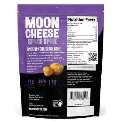 MOON CHEESE Crunchy Bites Sweet Cosmic Chili Flv