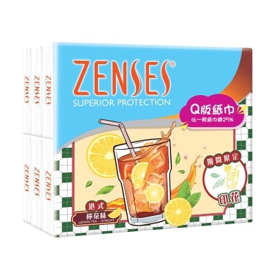 ZENSES  4-ply Super Mini Handkerchiefs 18s (printed Pattern) – Hk Classic Lemon Tea Scent