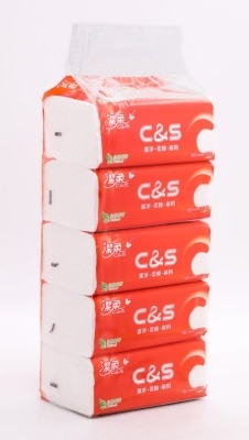 C&S Soft Pack Facial Tissue