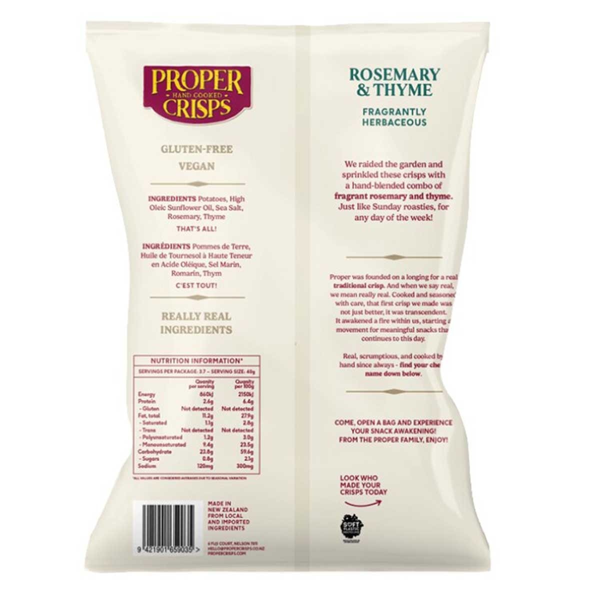 PROPER CRISPS 迷迭香味薯片 image