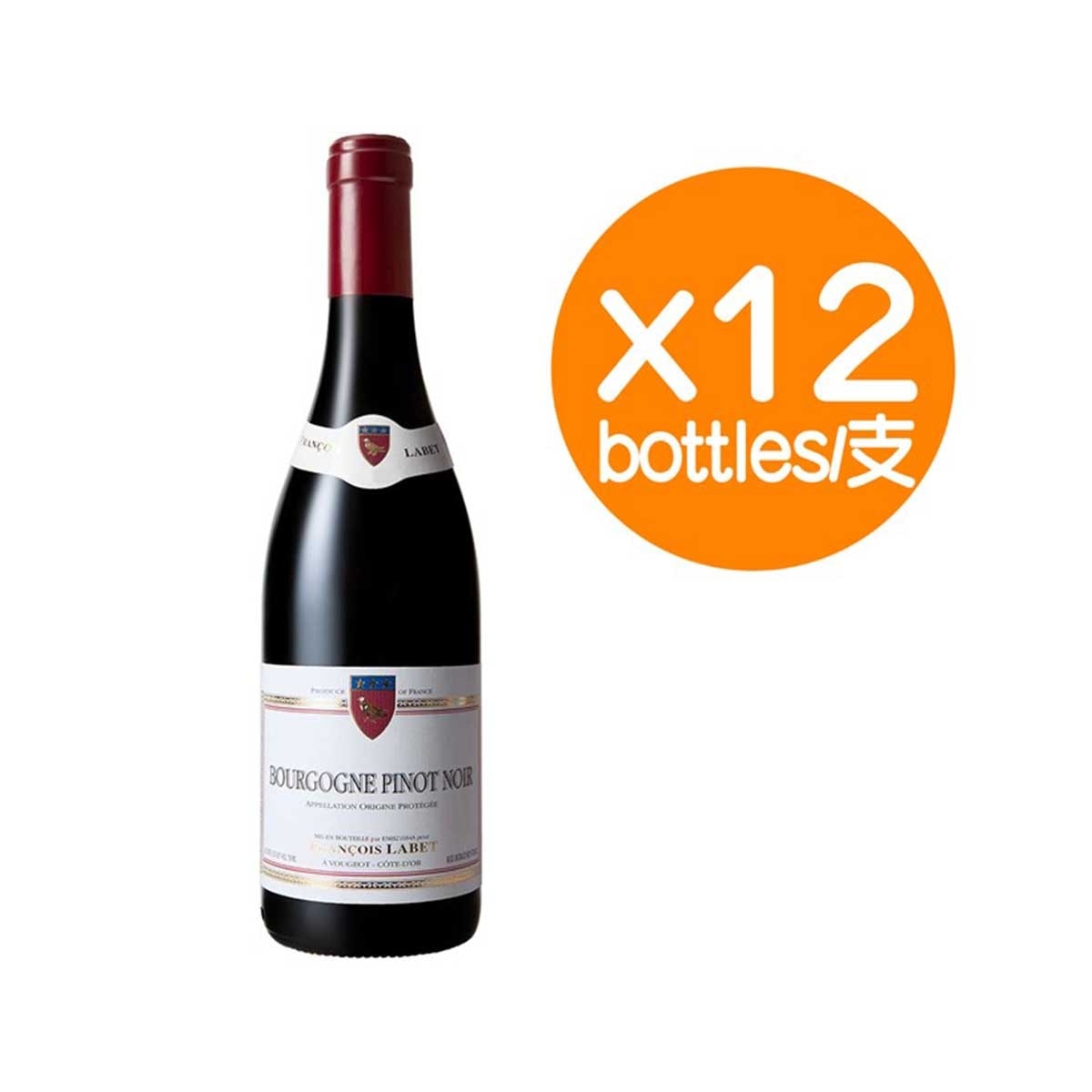 FRANCOIS LABET Francois Labet Bourgogne Pinot Noir (case)