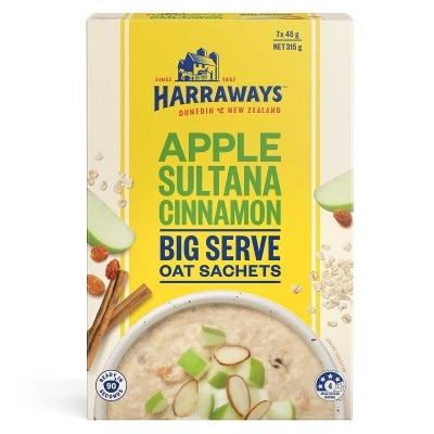HARRAWAYS 蘋果葡萄肉桂即食燕麥片 image