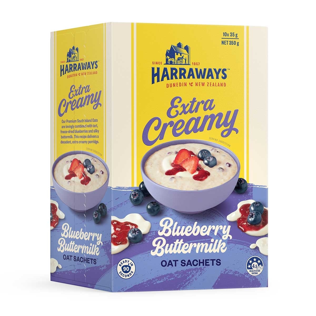 HARRAWAYS Harraways Oat Sachet Extra Creamy Sea Salt Caramel 350g image