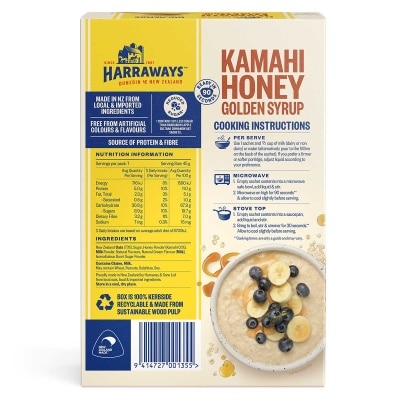 HARRAWAYS 卡瑪希蜂蜜黃金糖漿即食燕麥片 image