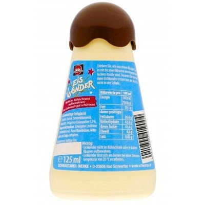 SCHWARTAU Ice Cream Wonder Hard Shell Choco Sauce
