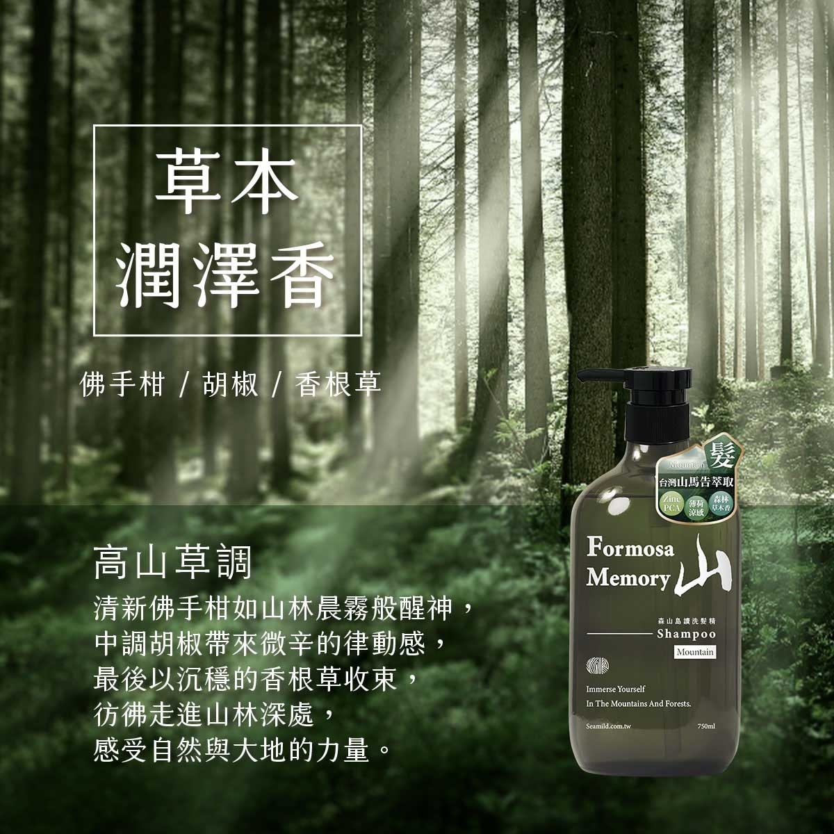 清淨海 森山島讀洗髮精 山 image