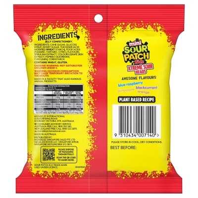 SOUR PATCH Kids Mini Xtreme Sour Heads image