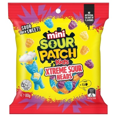 SOUR PATCH Kids Mini Xtreme Sour Heads image