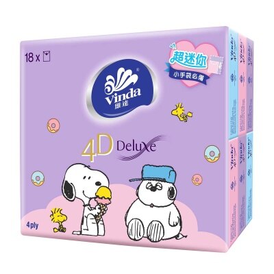 維達 ４Ｄ ＤＥＬＵＸＥ超迷你裝紙手巾