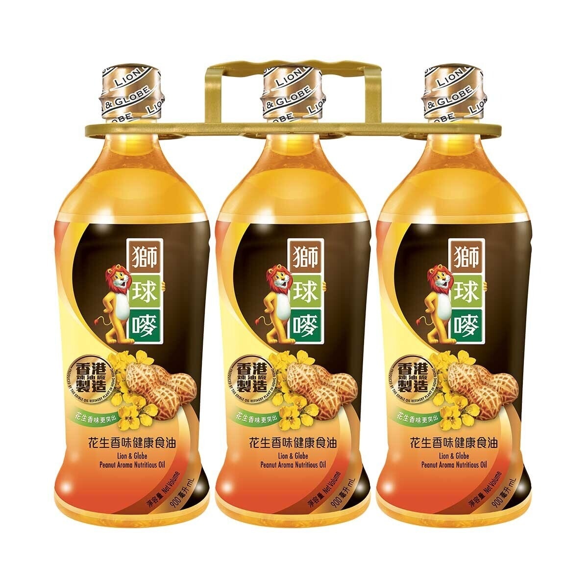 LION & GLOBE Peanut Aroma Nutritious Oil