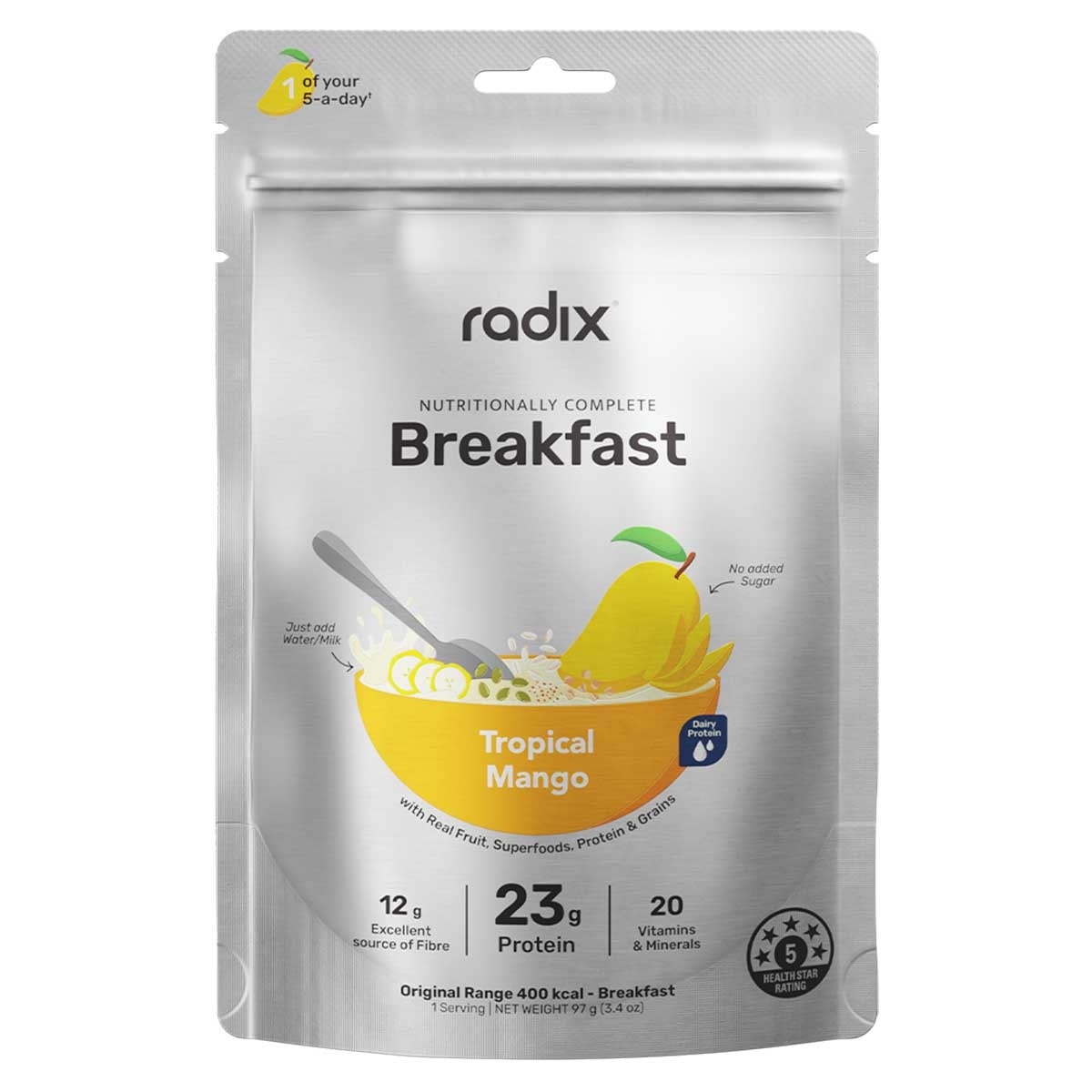 RADIX Breakfast Tropical Mango (protein Meal) image