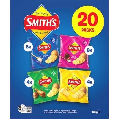 SMITH'S 波浪薯片 20包分享裝 380g image