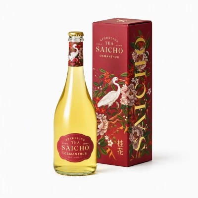 SAICHO Osmanthus Sparkling Tea Drink image