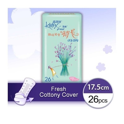 KOTEX Fresh Breathable Secure Long Liners 26s