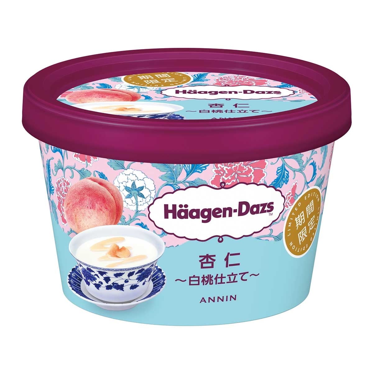 哈根達斯 杏仁白桃雪糕迷你杯 image
