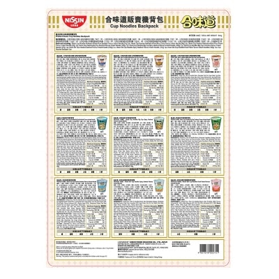 日清 合味道販賣機背包 image