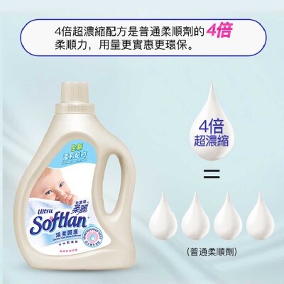 超濃縮柔麗 柔麗超濃縮衣物柔順劑（自然清香）(1公升) X3 image