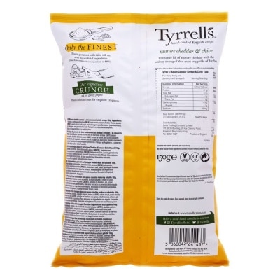 TYRRELLS Mature Cheddar & Chives Chips