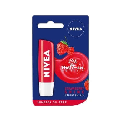 NIVEA Nivea Fruity Shine Strawberry Lip Balm 4.8g