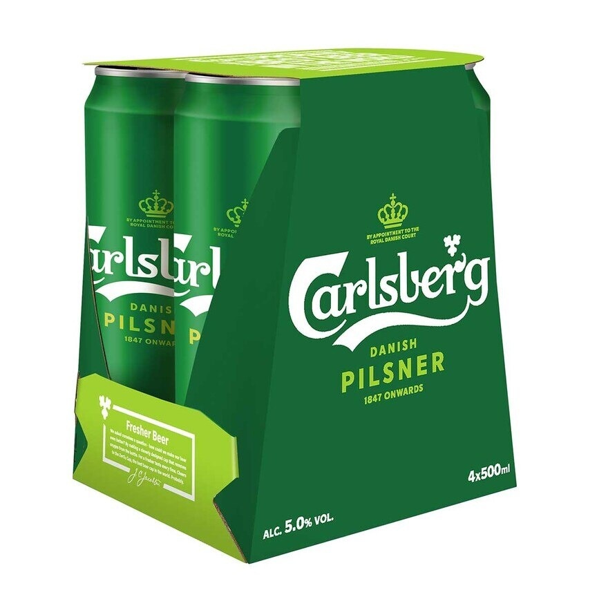 CARLSBERG 4's King Can Beer