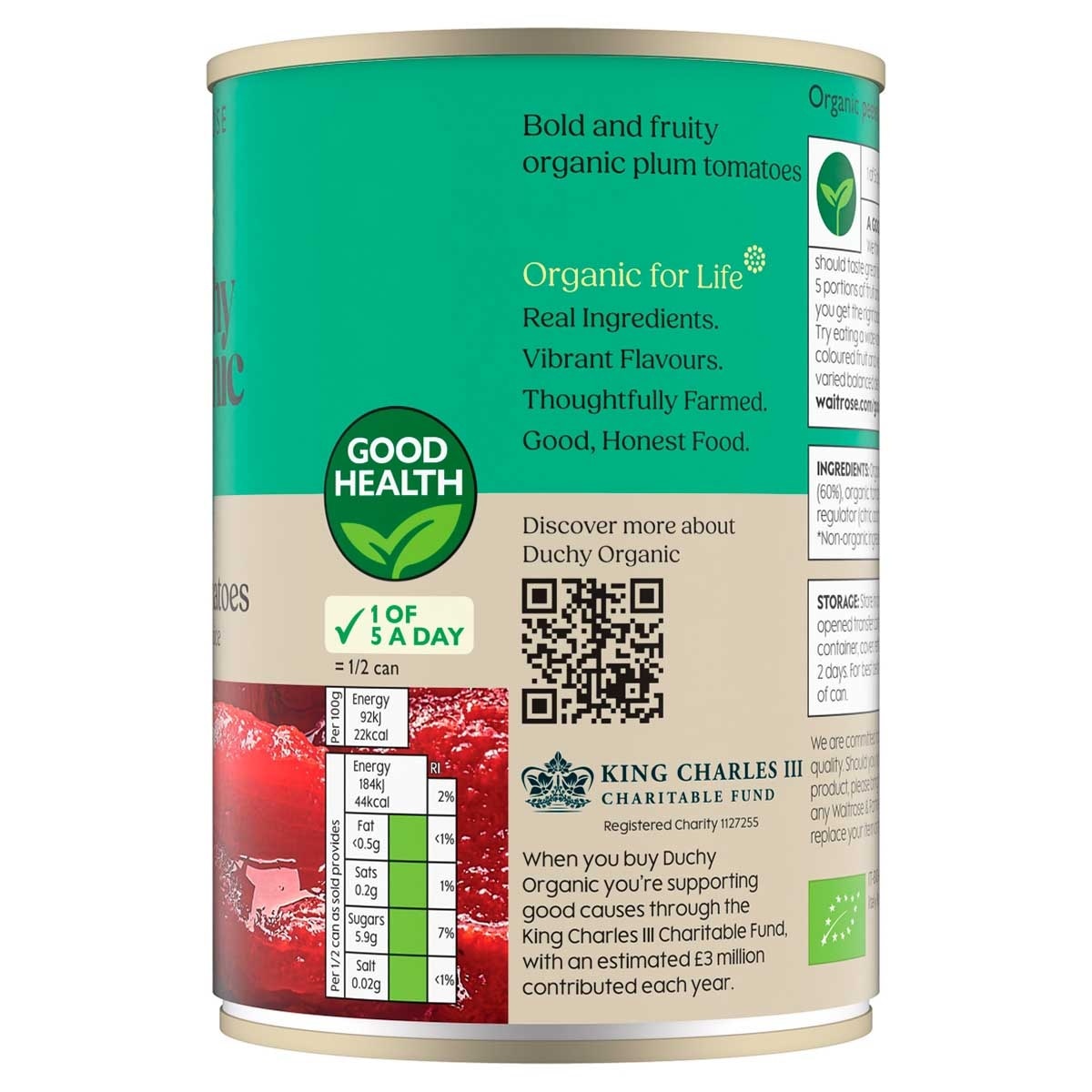 WAITROSE 有機意大利番茄 image