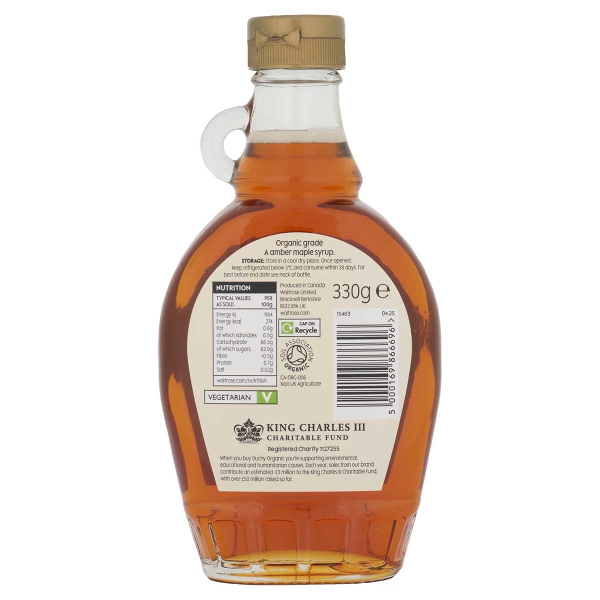 WAITROSE 有機一號楓糖漿 image