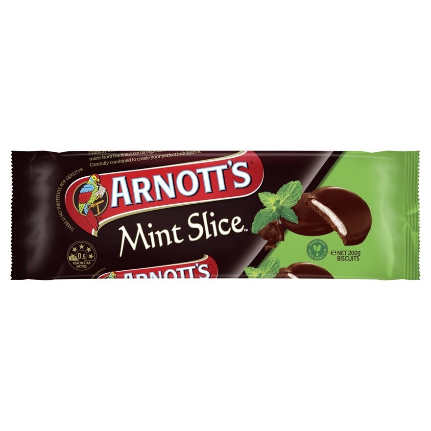 ARNOTT'S Mint Slice Chocolate Biscuits