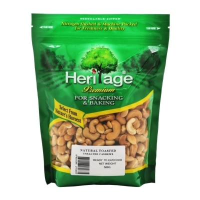 HERITAGE Natl Toasted Cashews(unsalted)