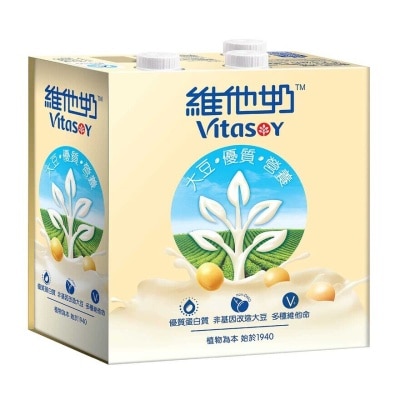 維他奶 原味豆奶1公升(3包裝)