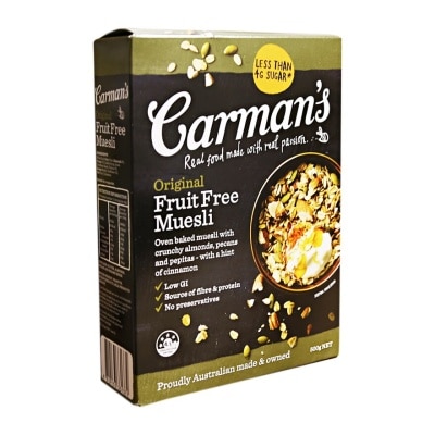 CARMAN'S Original Fruit Free Muesli