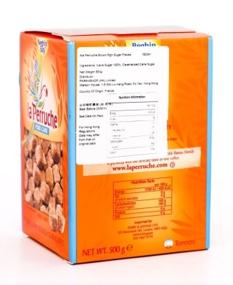 LA PERRUCHE Brown Rough Sugar Cubes