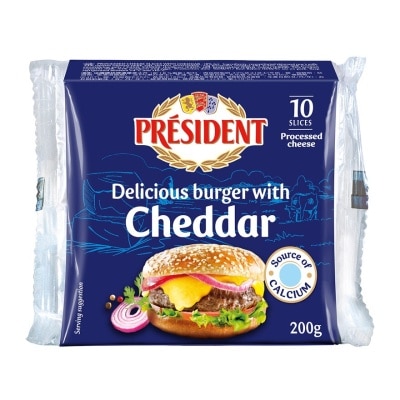 PRESIDENT Hamburger Cheese Slices [france](chilled 0-4°c)