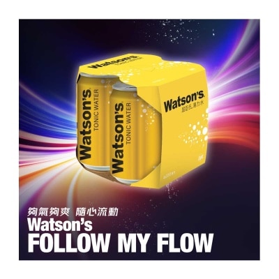 WATSONS WATER Tonic Water 4 Cans