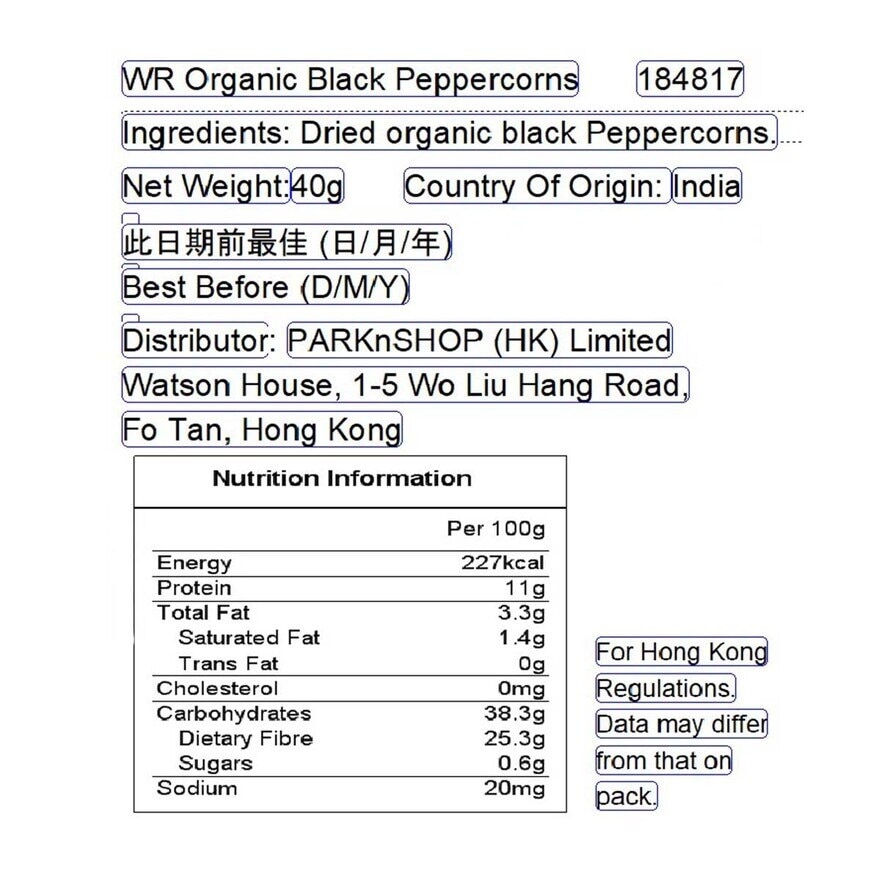 WAITROSE DUCHY 有機乾黑胡椒