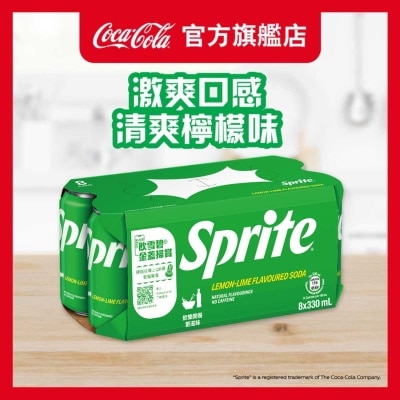 SPRITE Lemon-lime Flavoured Soda 8p