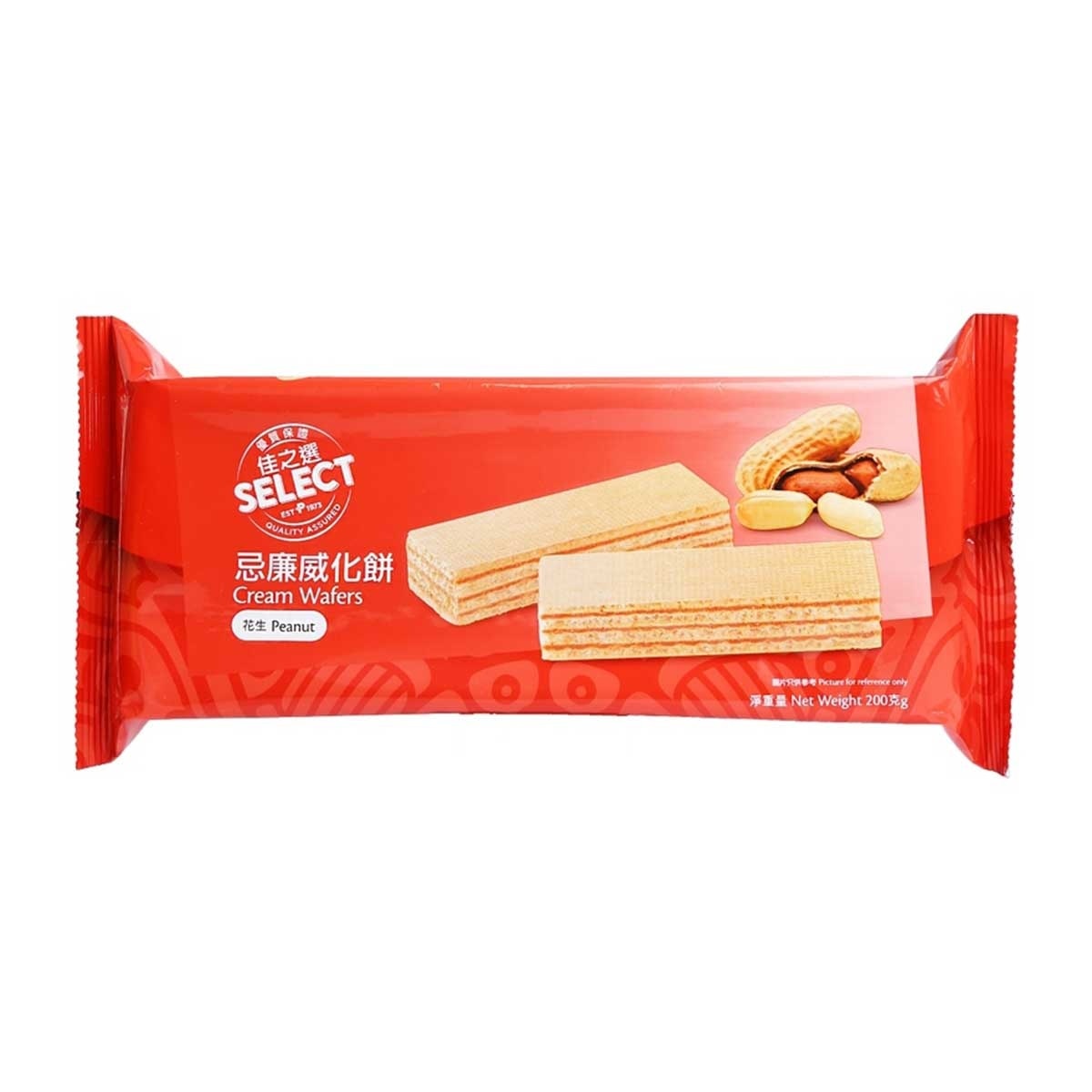 SELECT佳之選 花生威化餅 (新舊包裝隨機發貨)