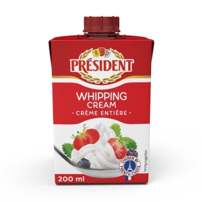 PRESIDENT Uht Cream (s) [france](chilled 0-4°c)