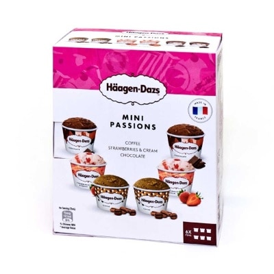 HAAGEN-DAZS Mini Passions [france](frozen -18°c)