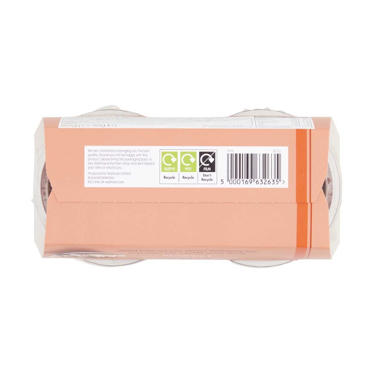 WAITROSE Italian Tiramisu  [ Italy](chilled 0-4°c)
