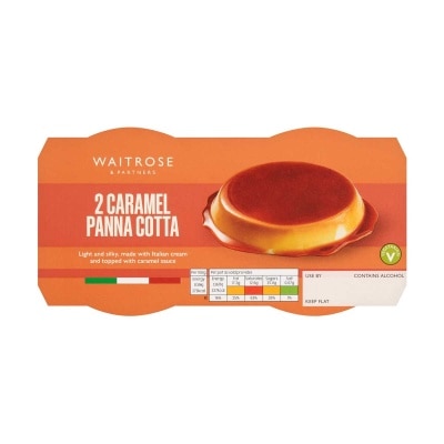 WAITROSE Italian Pannacotta Caramel [italy](chilled 0-4°c)
