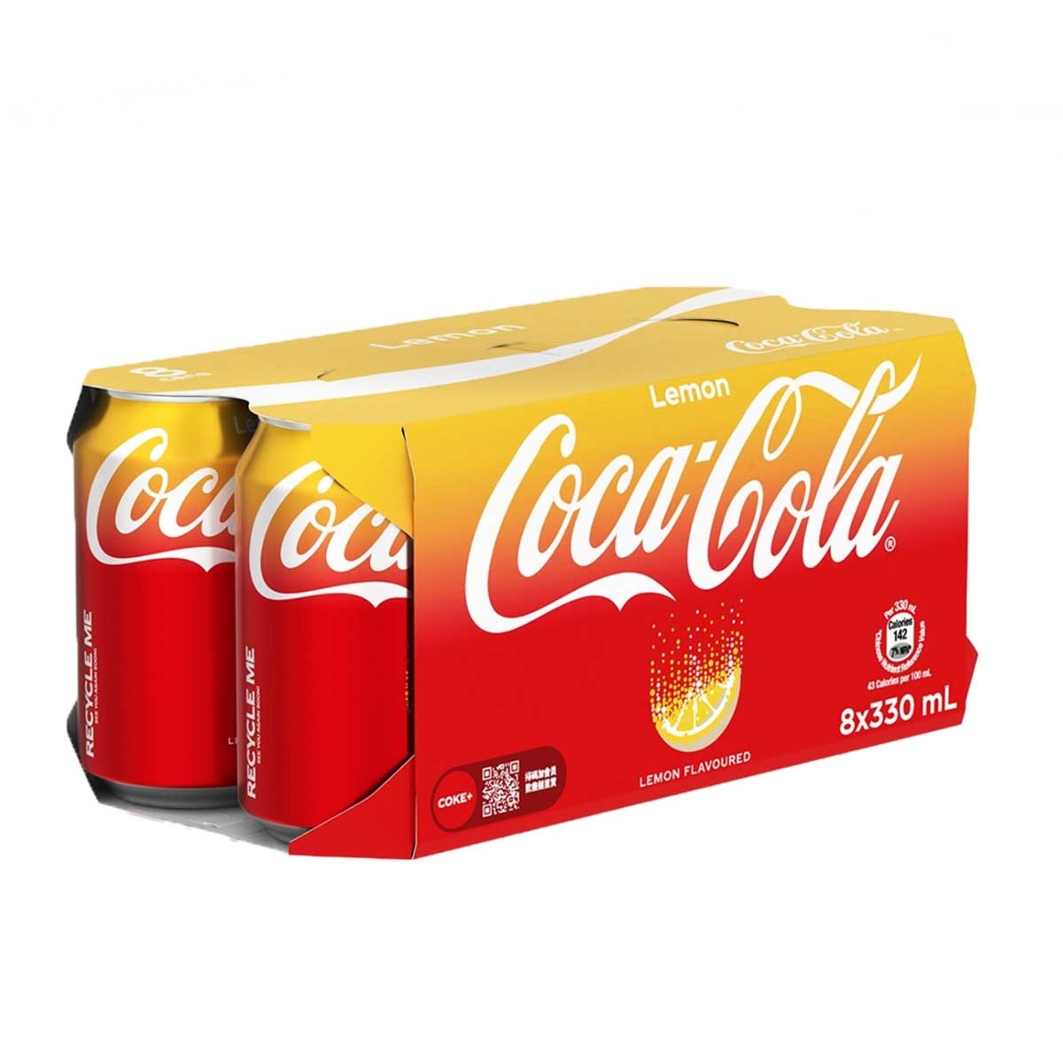COCA-COLA "coca-cola" Lemon (lemon Flavoured)