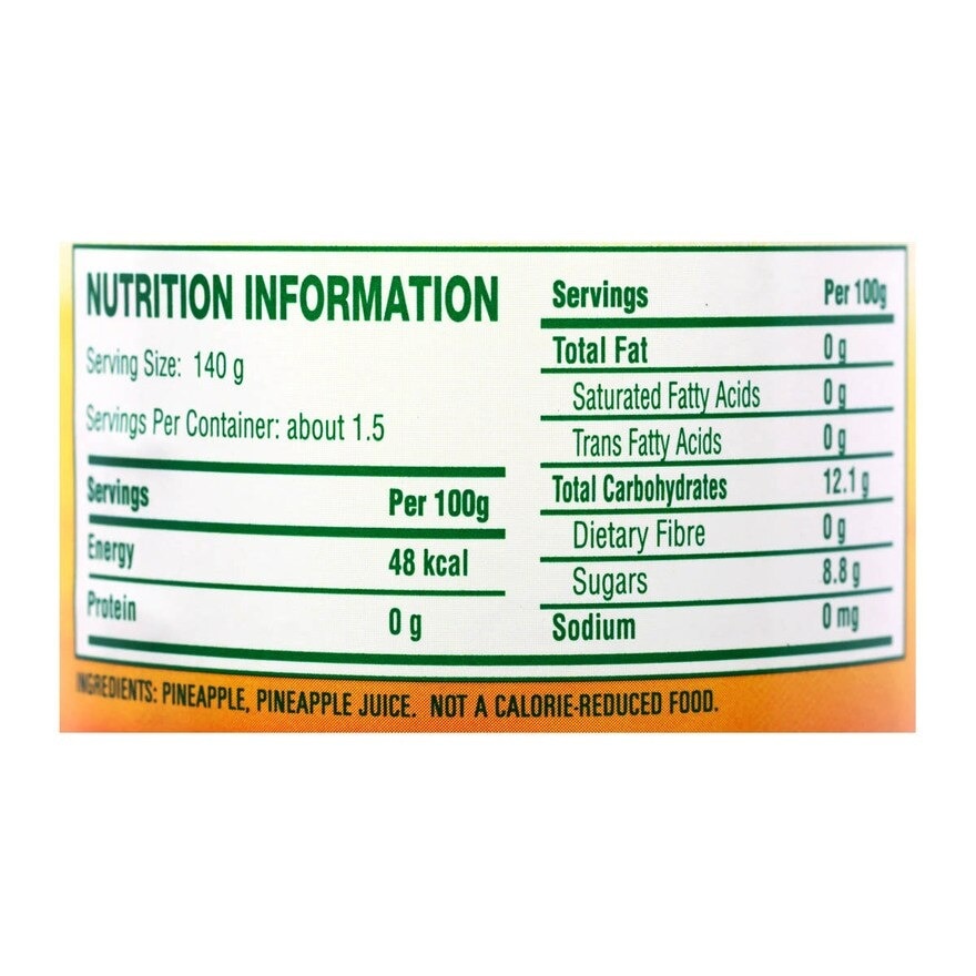 DEL MONTE Del Monte Sliced Pineapple In Own Juice (s)