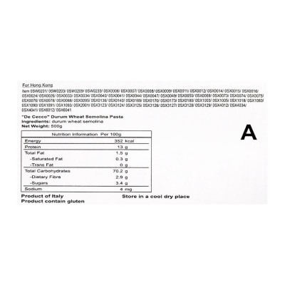 DE CECCO Conchiglioni Rigati