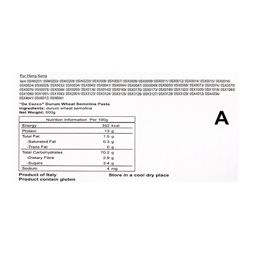 DE CECCO Conchiglioni Rigati