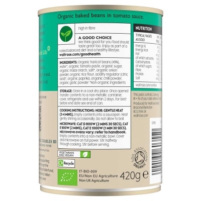 WAITROSE 有機焗豆 image