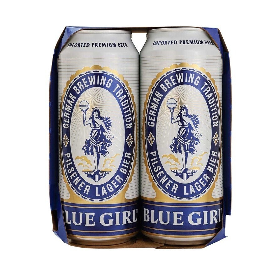 Blue Girl Beer King 4 Can